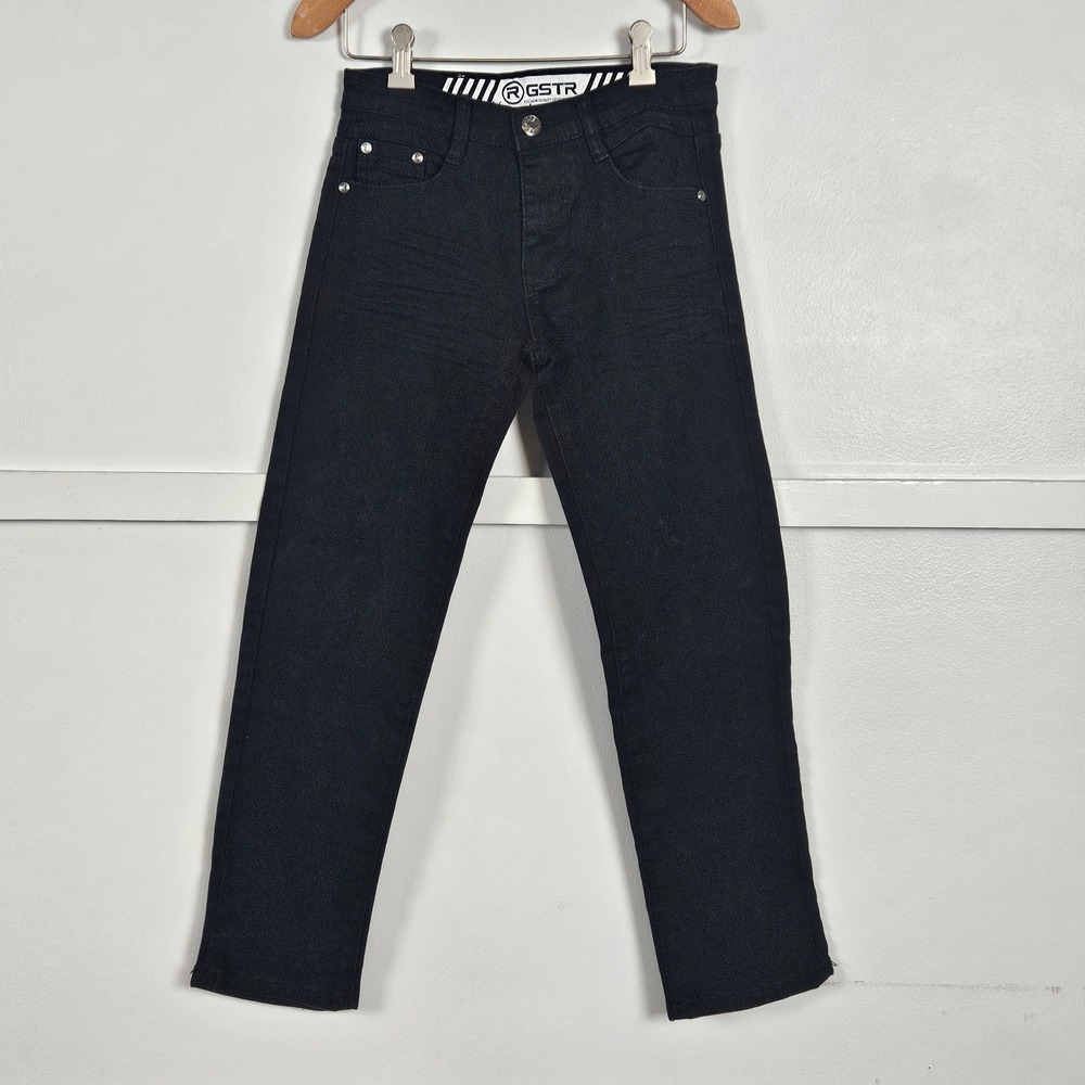 RGSTR Kids‎ Black Straight Leg Stretch Denim Jeans Size 10